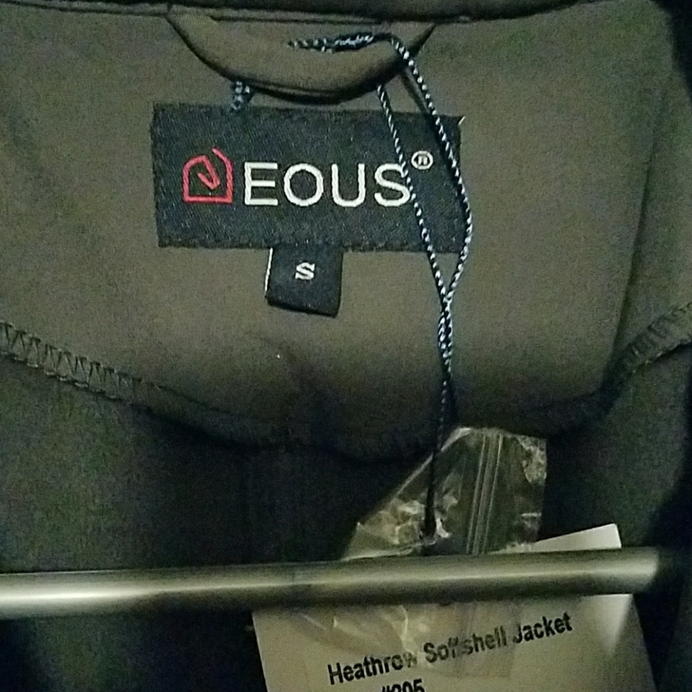 Eous Heathrow Softshell Jacket Grey Small - Picture 2 of 6